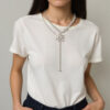 2 Flower pearl necklace