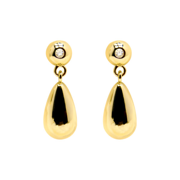 1 Water Drop Earrings Yellow