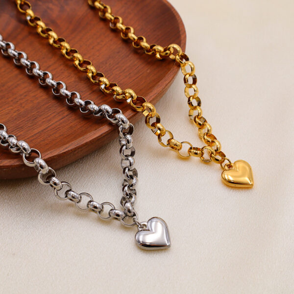 3 Silver Plated Chunky Chain Necklace