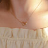 Skeleton Heart Necklace