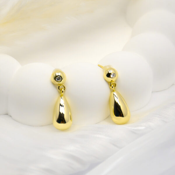 5 Water Drop Earrings Yellow