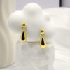6 Water Drop Earrings Yellow
