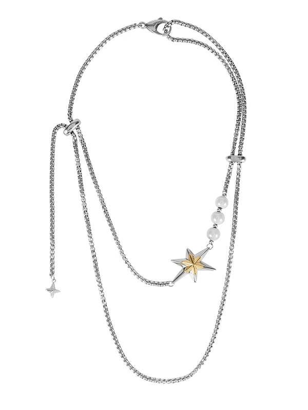 Starry Pearl Necklace for Women