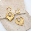 2 Delicate Leaf Earrings