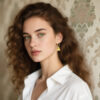2 Gold Heart Earrings