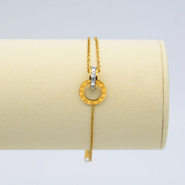 2 Interlocking Chain Bracelet for Women