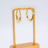 3 Beaded Hoop Earrings