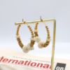 3 Beaded Hoop Earrings