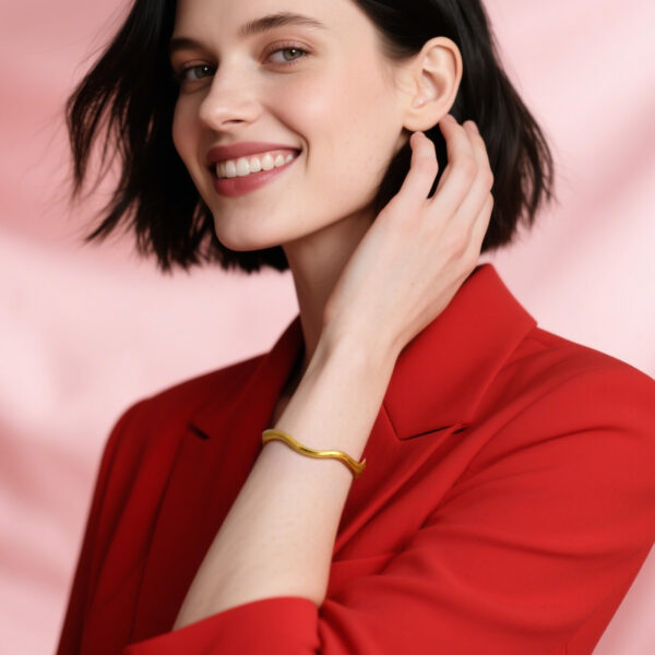 4 Gold Bangle Bracelet for Women