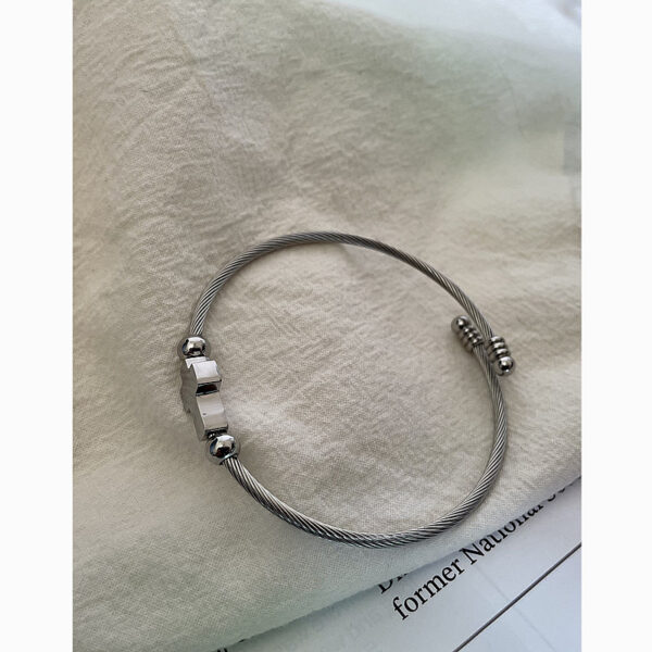 Stainless Titanium Steel Cross Bracelet
