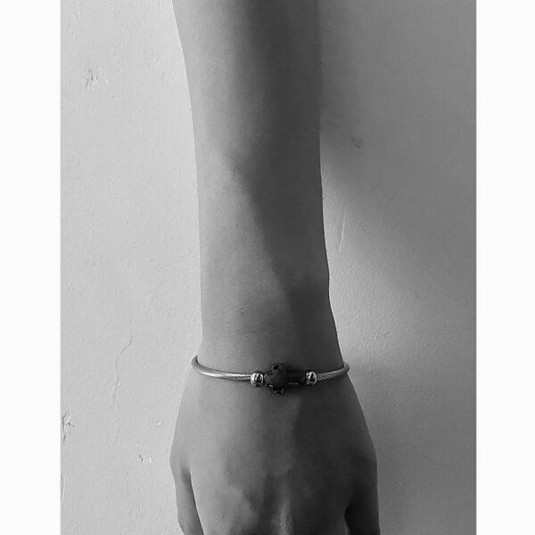 Stainless Titanium Steel Cross Bracelet