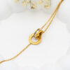 5 Interlocking Chain Bracelet for Women