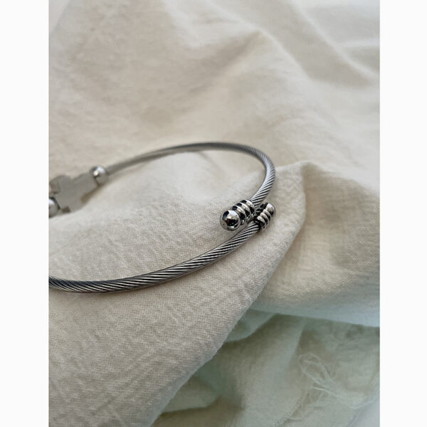 Stainless Titanium Steel Cross Bracelet