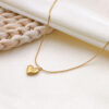 7 Heart Gold Necklace for Women