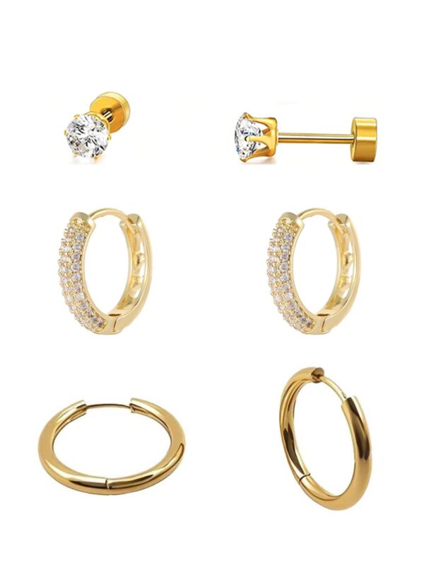 Earring Set for Women, 3-Piece Earrings